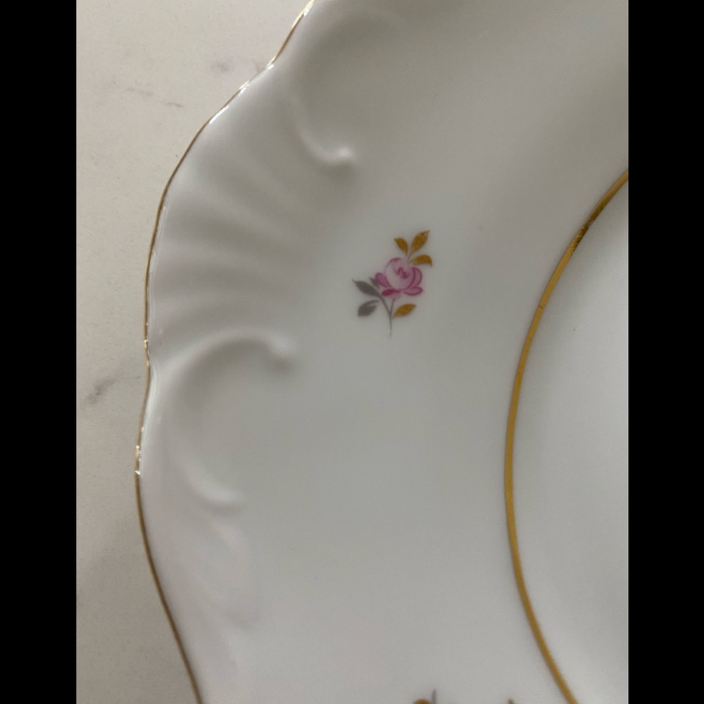 Haas & Cajzek HANDMADE PORCELAIN OVAL PLATE/PLATTER - Picture 5 of 9